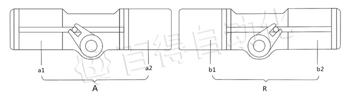 AW氣動執(zhí)行器連接尺寸圖 AW氣動執(zhí)行器連接尺寸圖